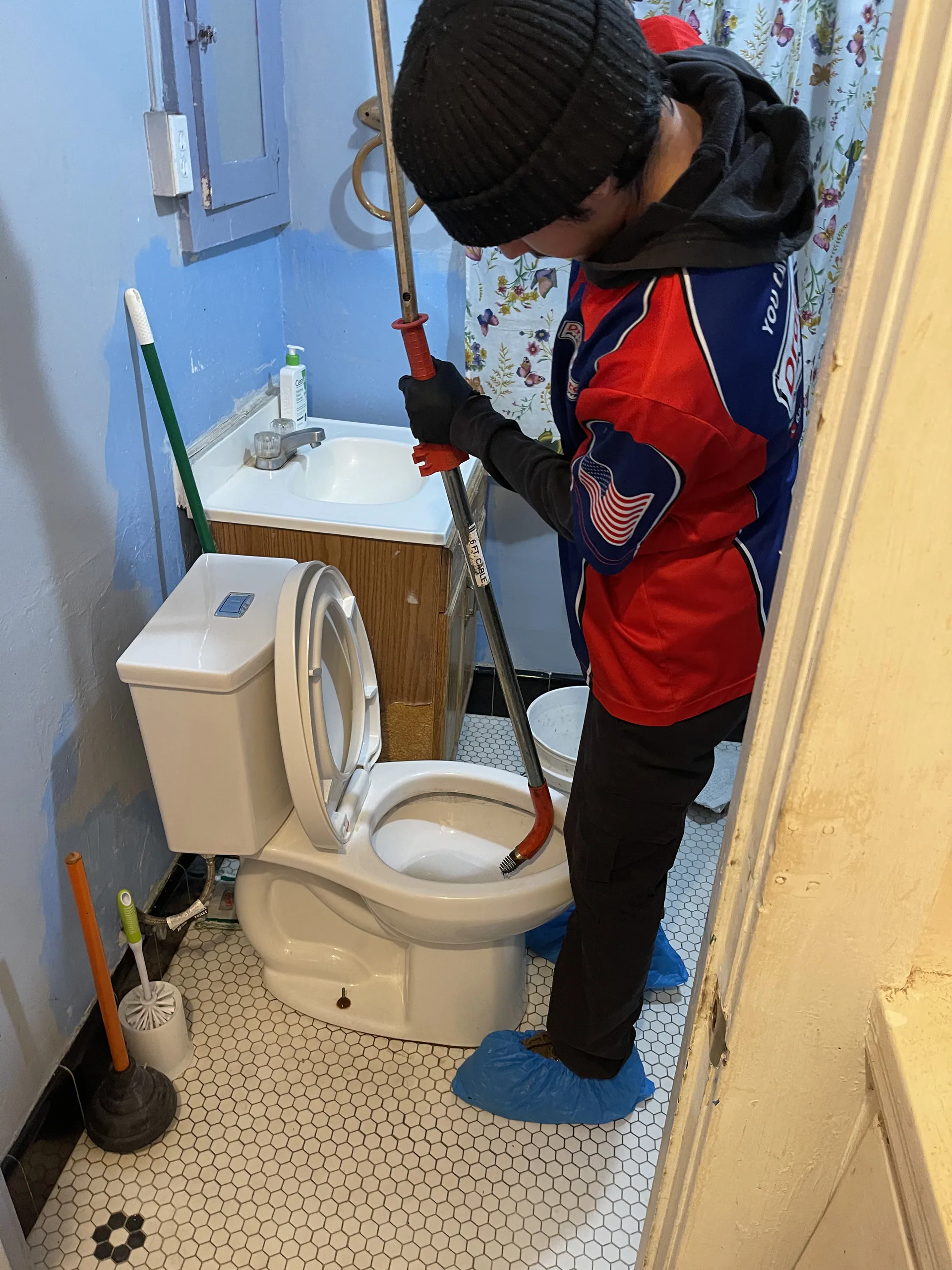 Drain Doctor plumbing service in the field